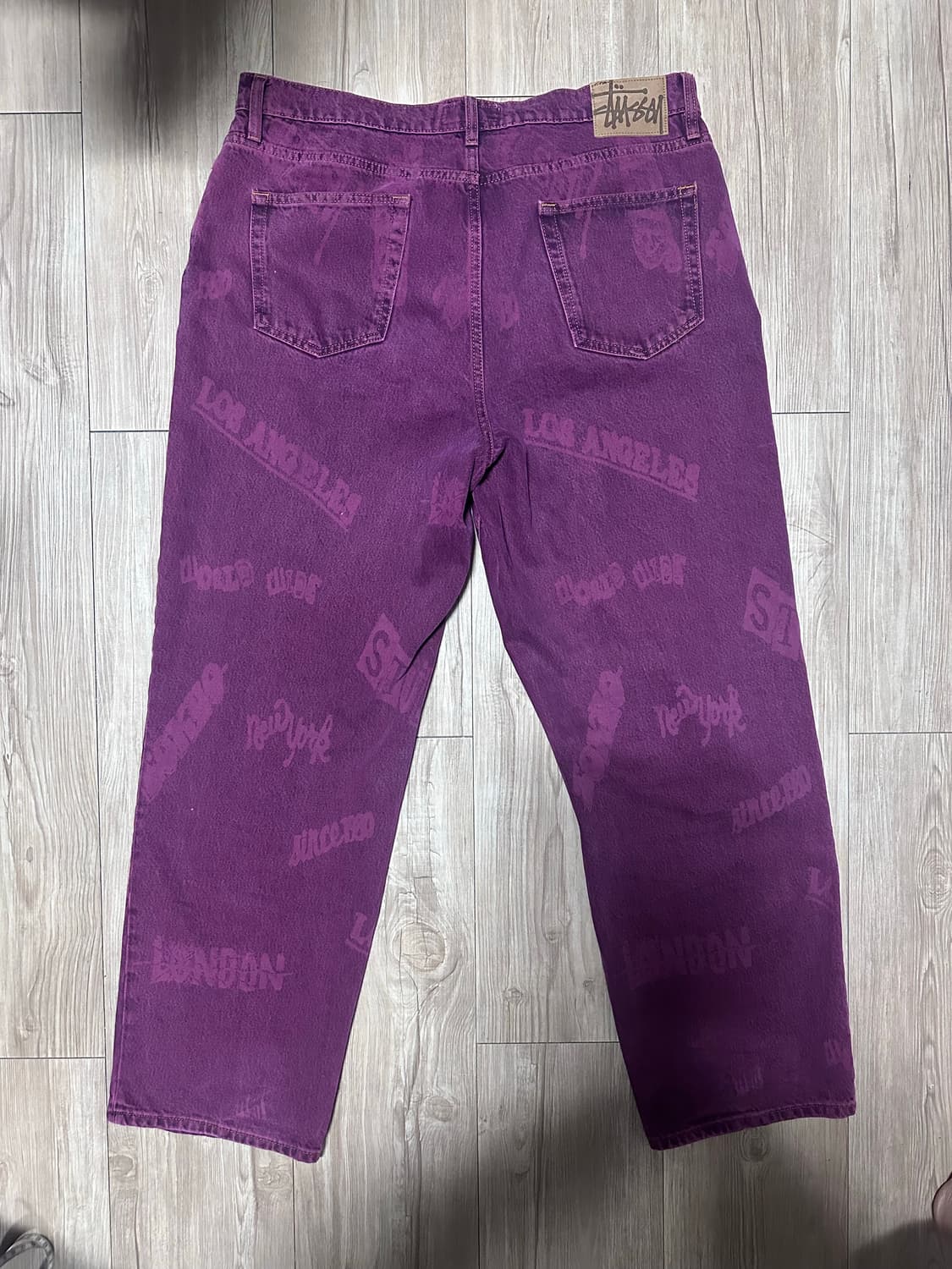 스투시 월드와이드 빅 올 진 푸시아 34 상품이미지5