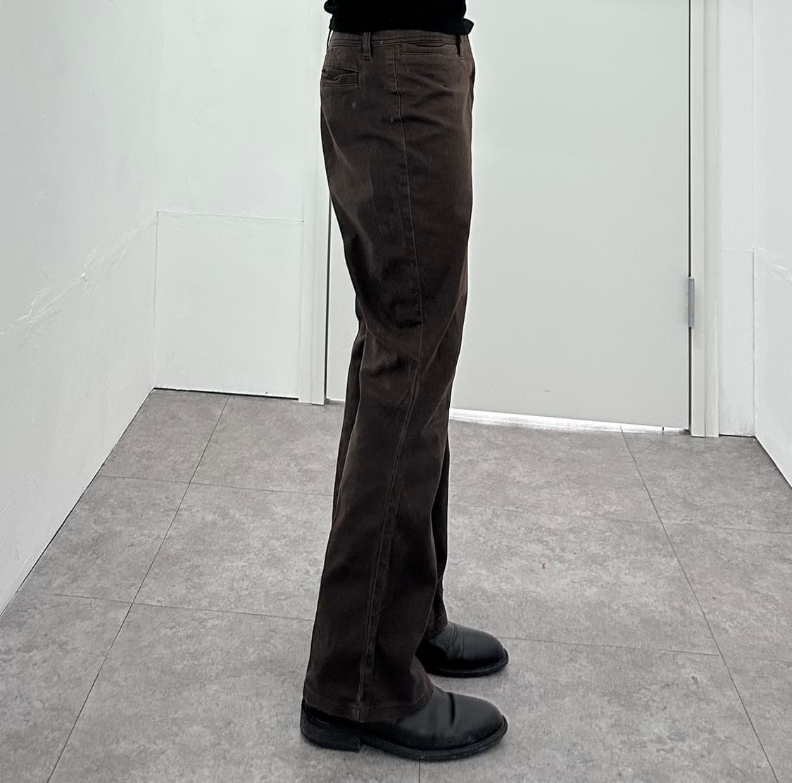 Flare Dark Brown Pants 상품이미지3