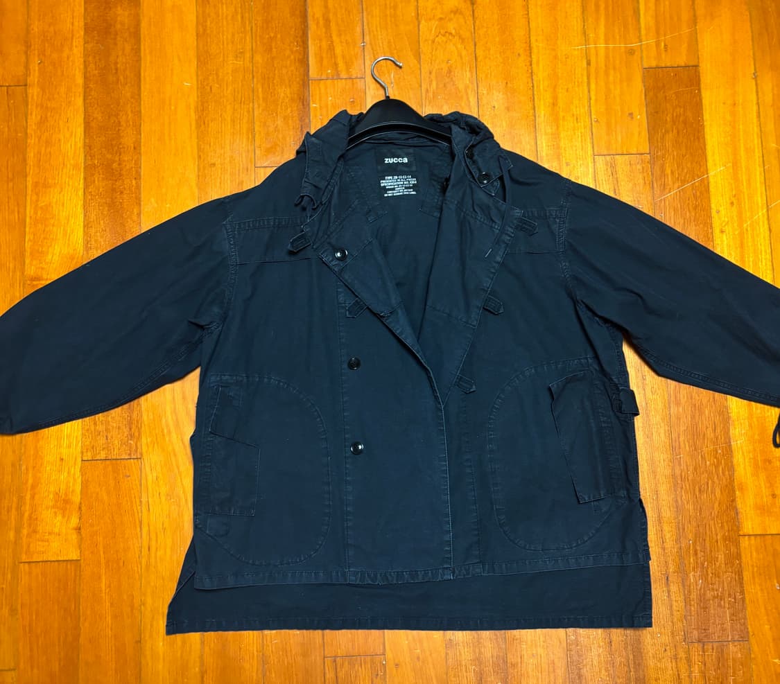 주카 Zucca 블랙 야상 자켓 상품이미지1