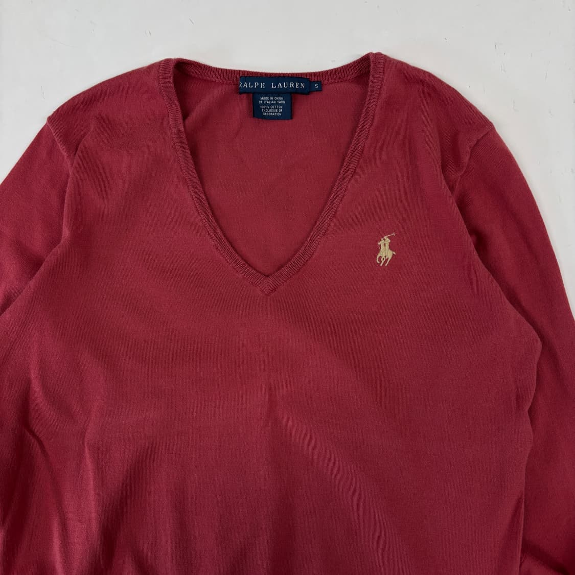 폴로 브이넥 니트 상품이미지4
