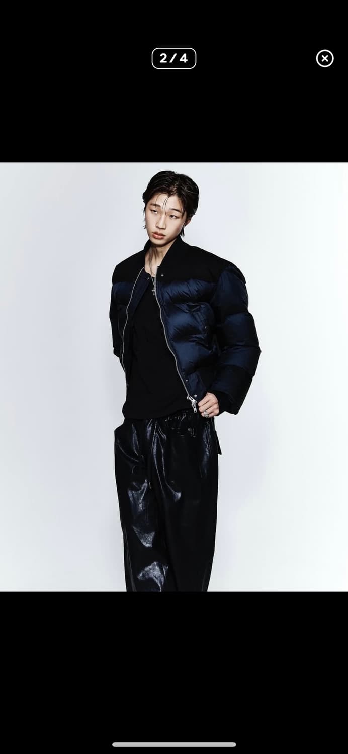 HALEINE CROPPED DUCK DOWN BOMBER 패딩 상품이미지2