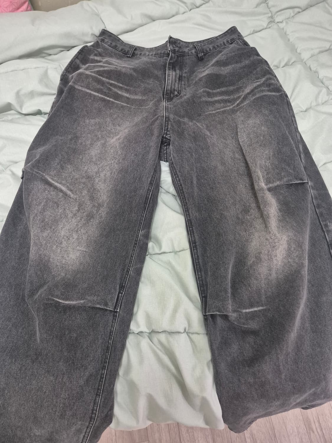 Etce Washed Baggy Jeans 상품이미지2