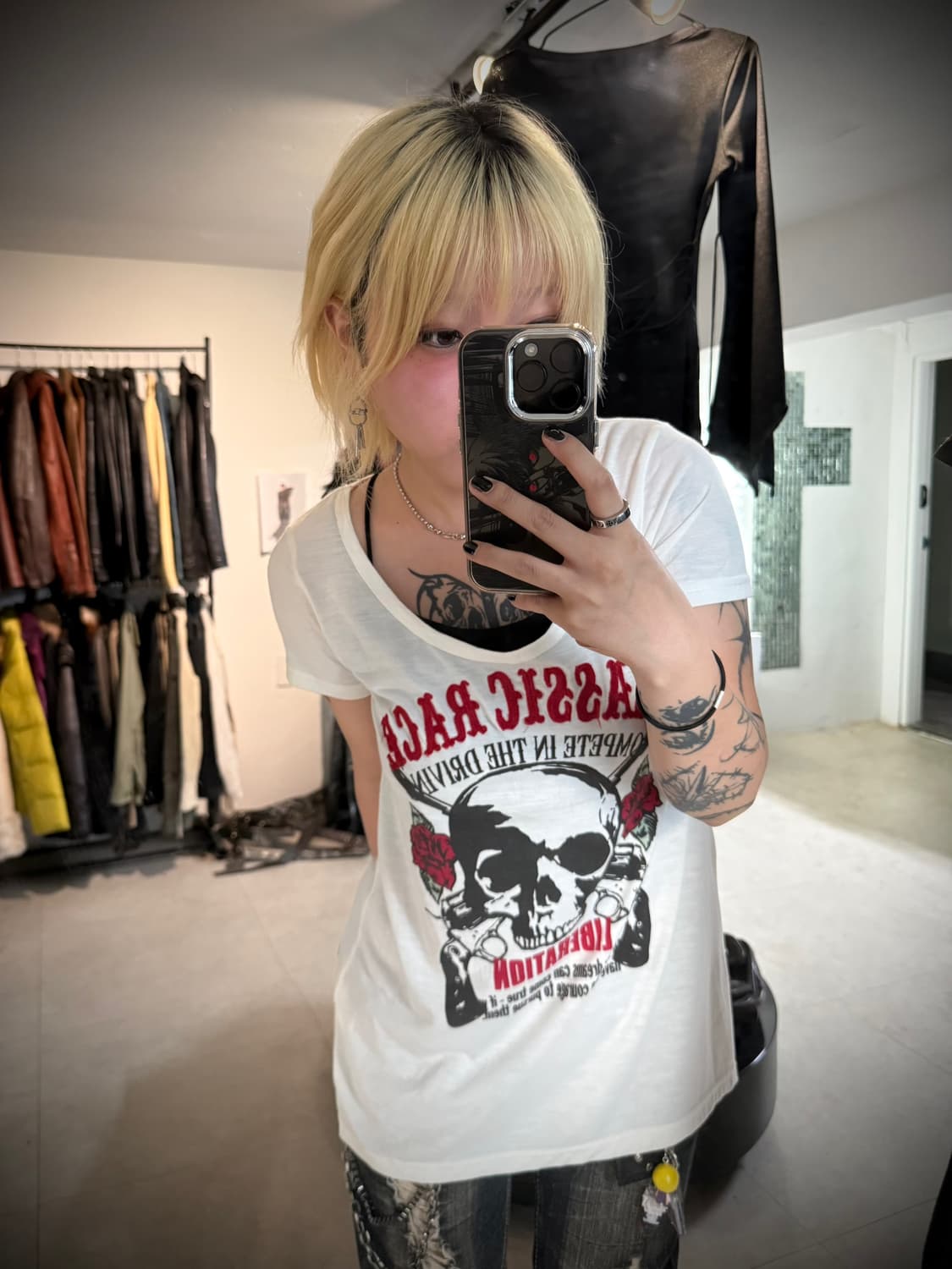 Cornflake punk printing halfsleeve 상품이미지4