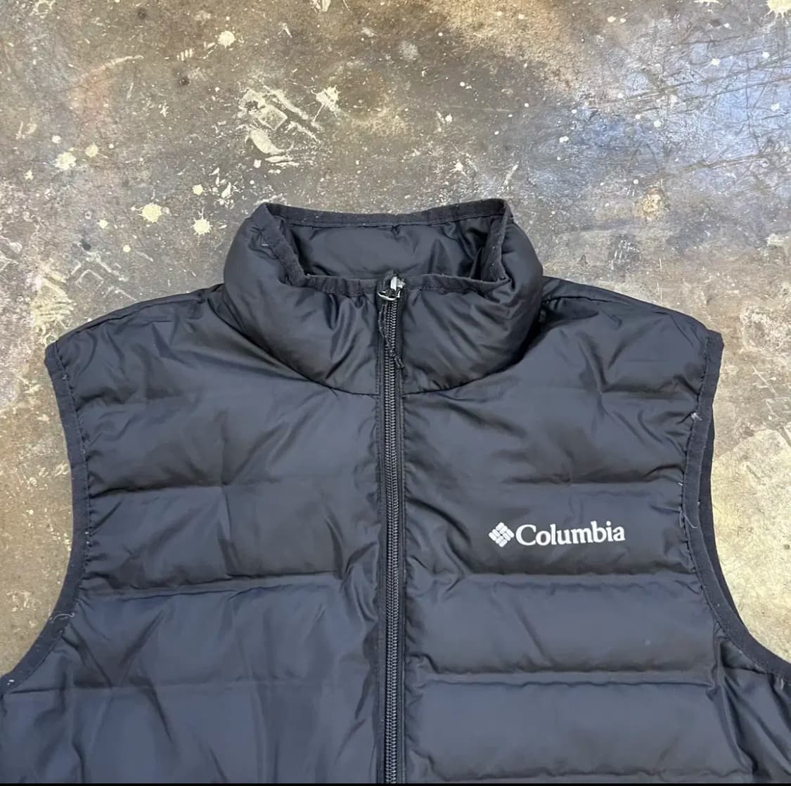 M) 컬럼비아 경량 덕다운 패딩 조끼 콜롬비아 오리털 패딩 조끼 상품이미지2