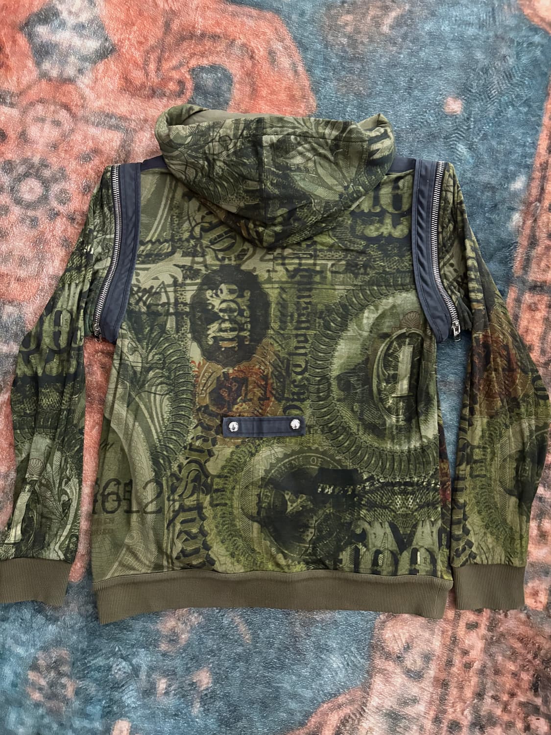 TTF✳️2017 지방시 리카르도 티시 달러 카모 후드 집업 상품이미지7