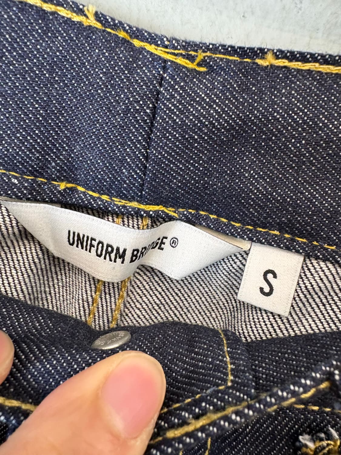 유니폼브릿지 셀비지 데님팬츠 상품이미지6