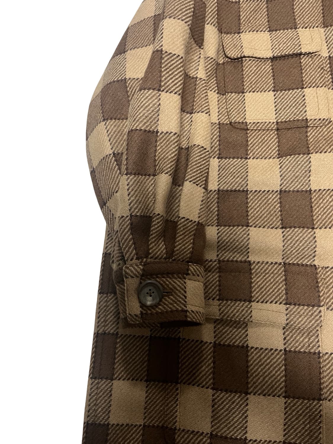 랄프로렌 체크 셔츠 코트 (울100) 상품이미지3