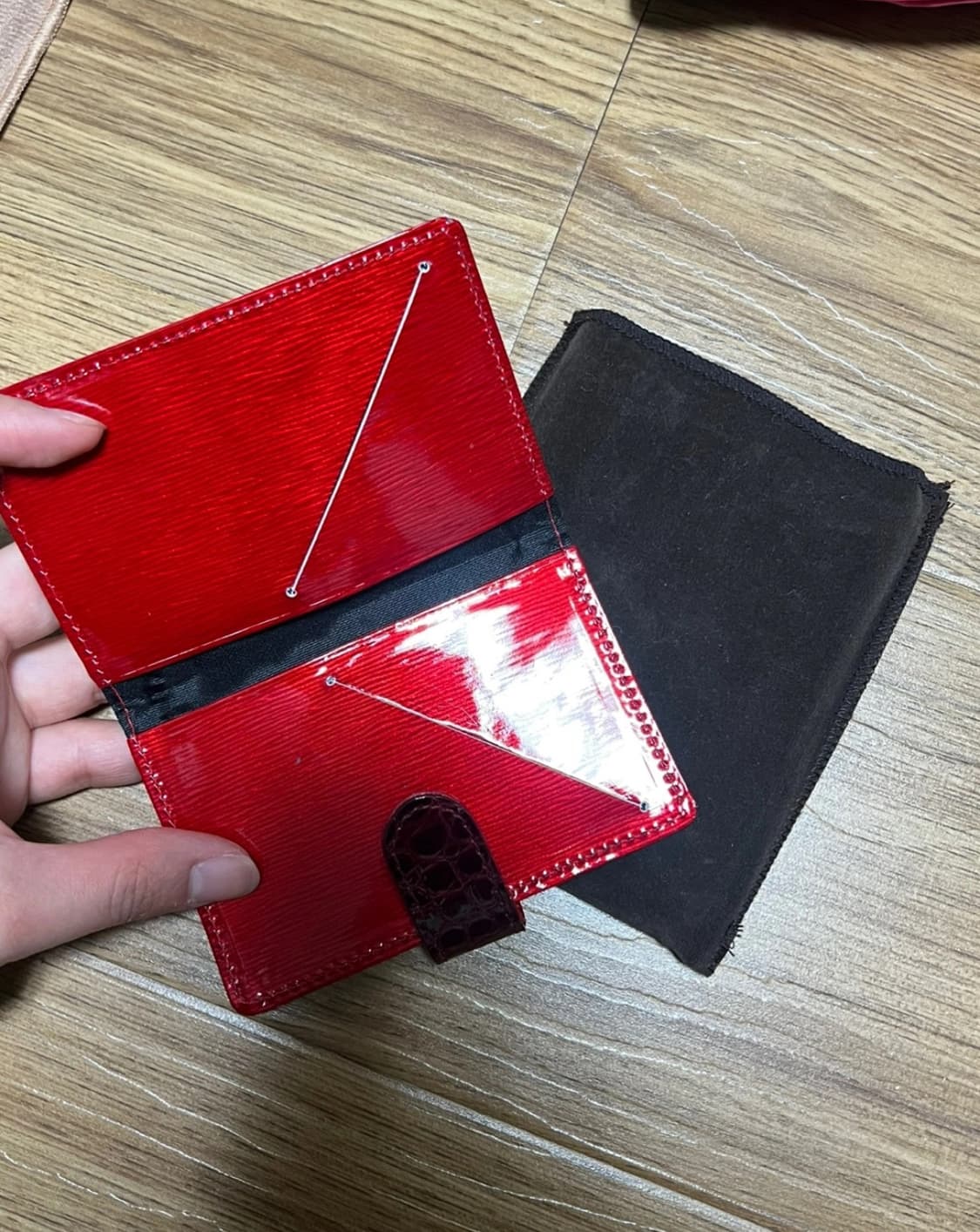 새상품 아르미가 가죽 지갑 세트 상품이미지4
