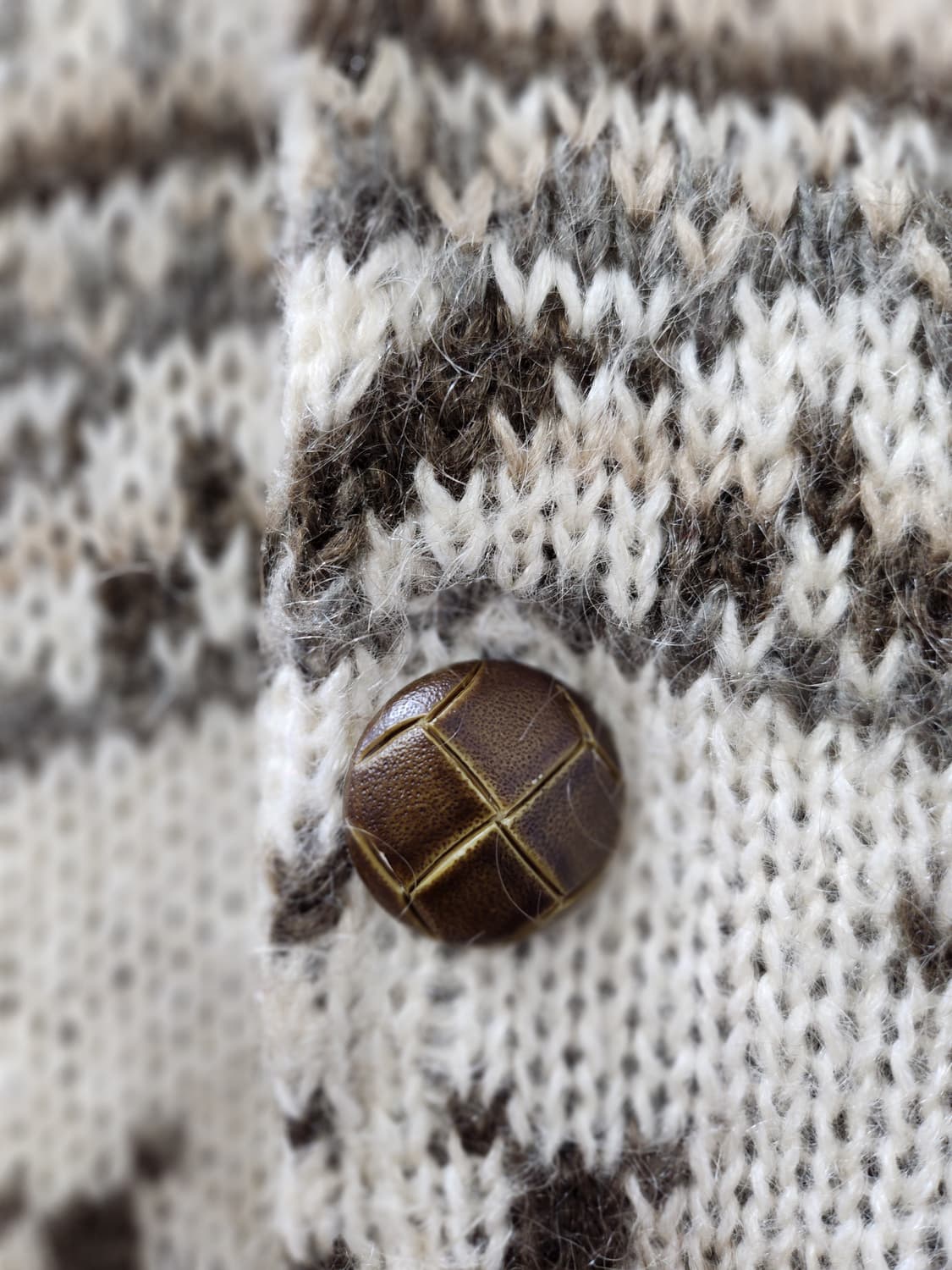 일본빈티지 눈꽃사슴후드스웨터 상품이미지4