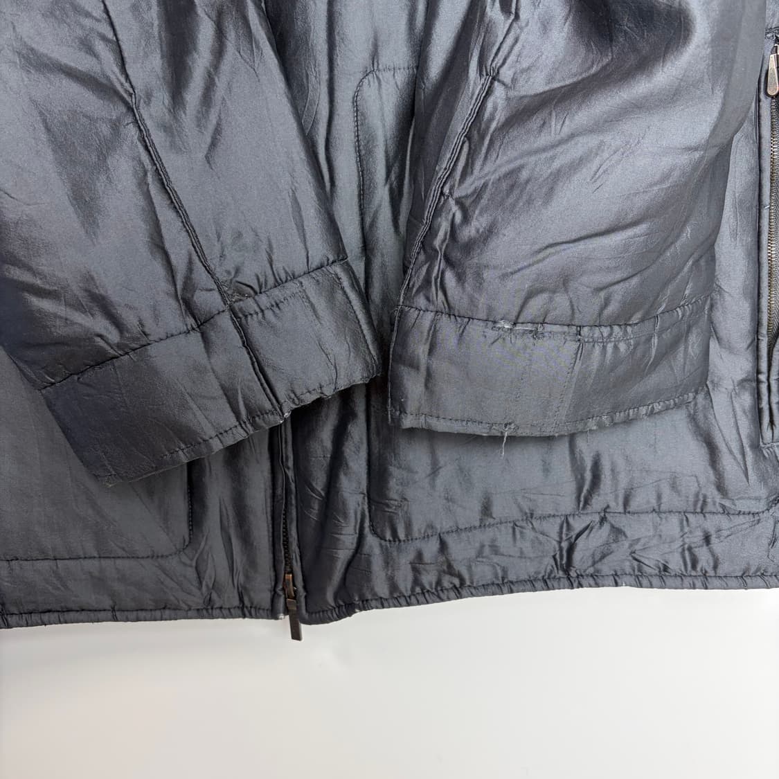 Jil sander 질샌더 패턴 실크 패딩 자켓 상품이미지6