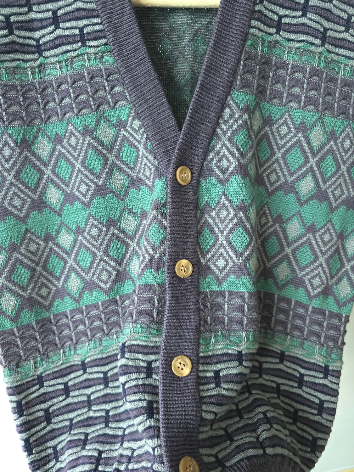 NICE HITTER 빈티지 쿠지스타일 니트 상품이미지5