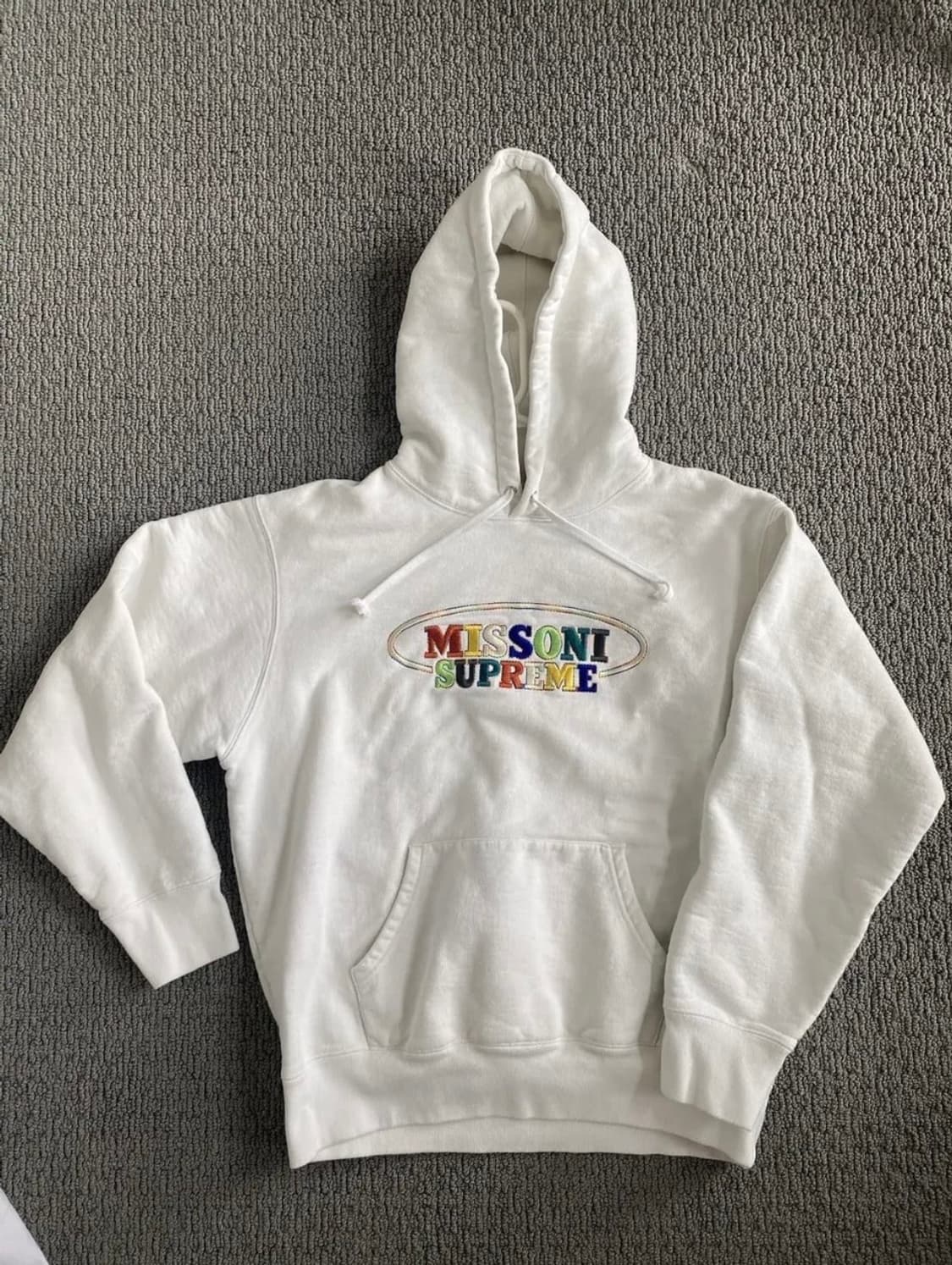 갤러리아 구매 슈프림 화이트 후드티 m 상품이미지1