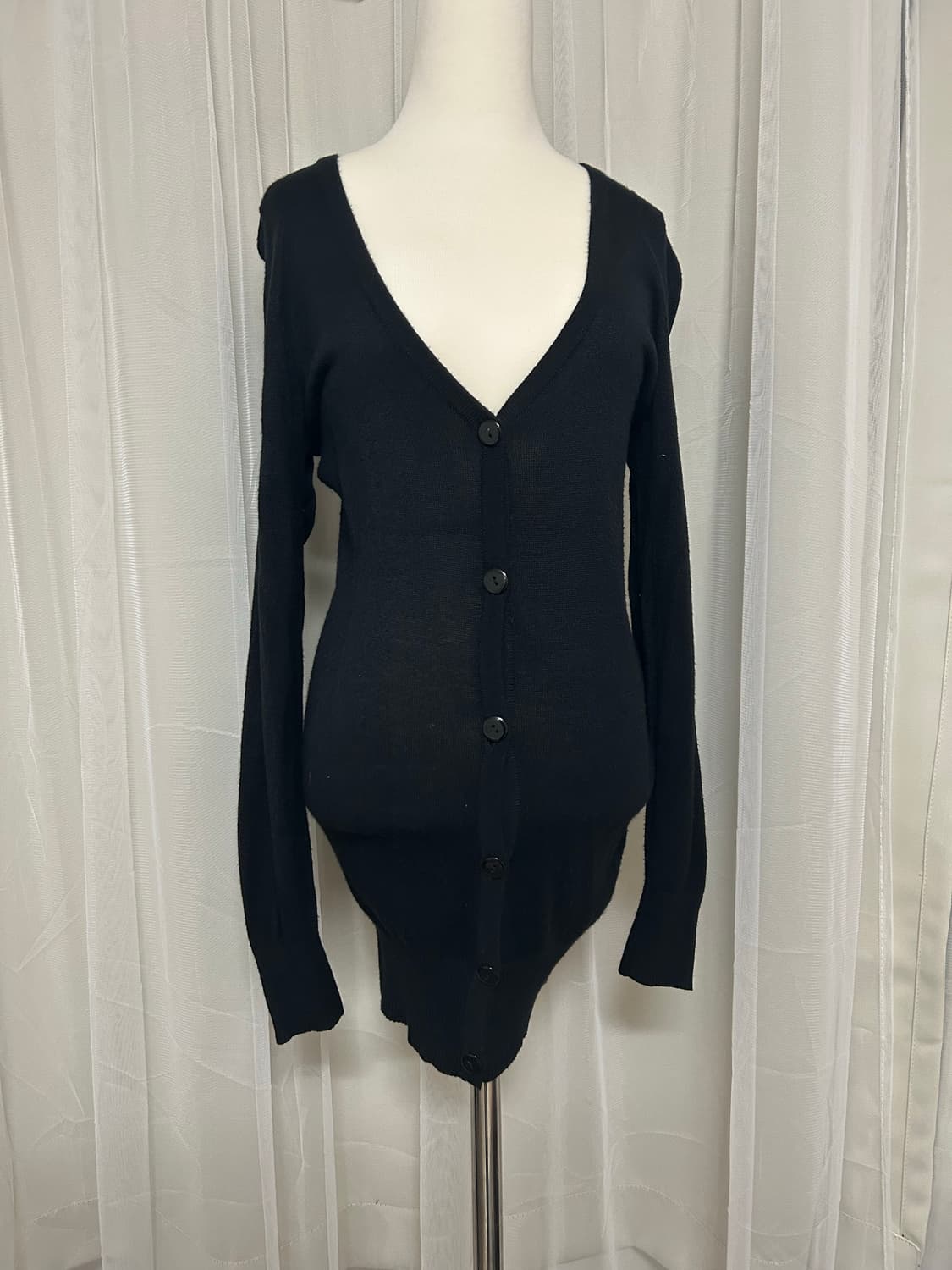 펑크 슬림핏 해골 가디건 상품이미지2