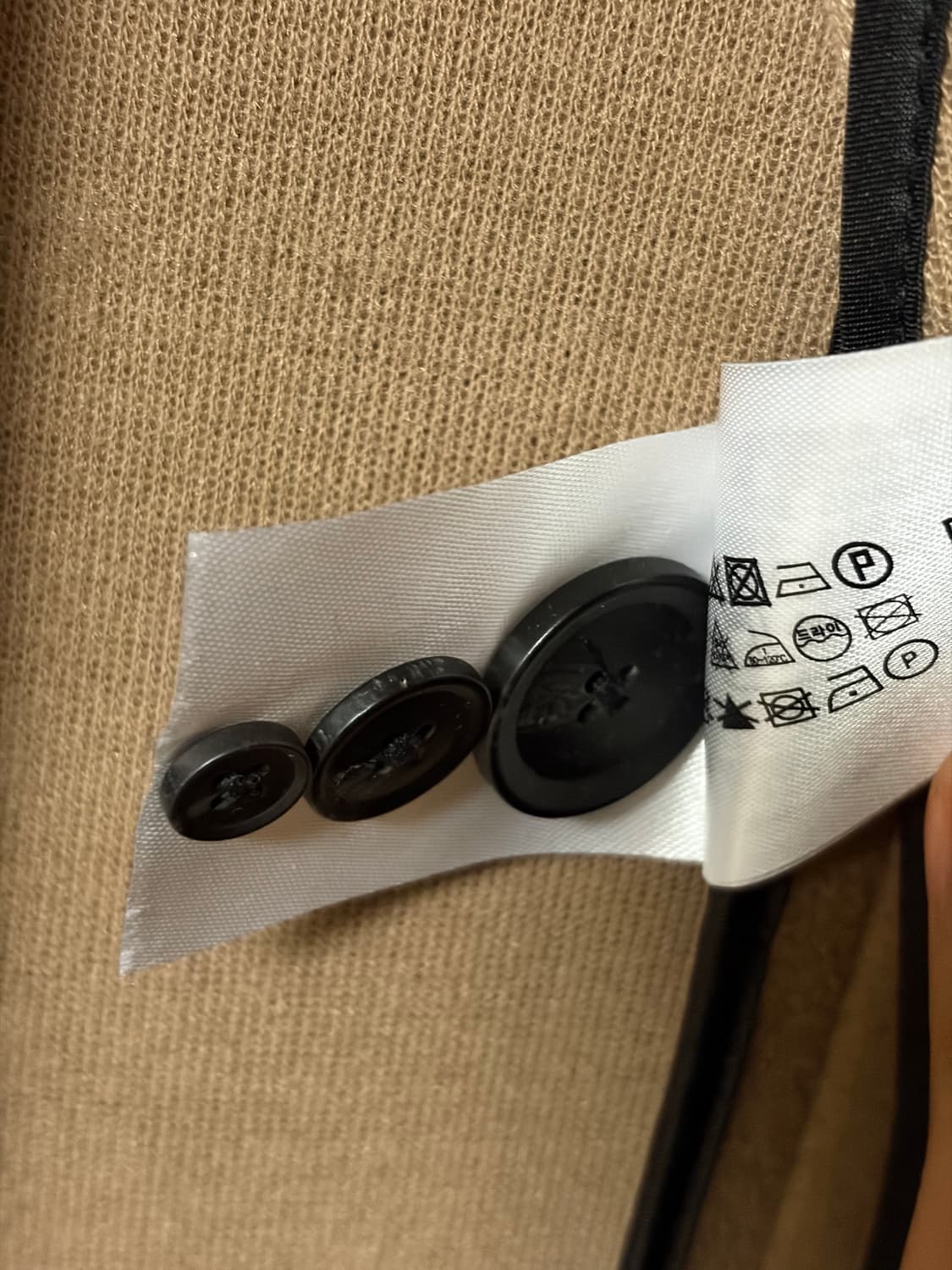 ZARA 카멜색 기본 코트 상품이미지4