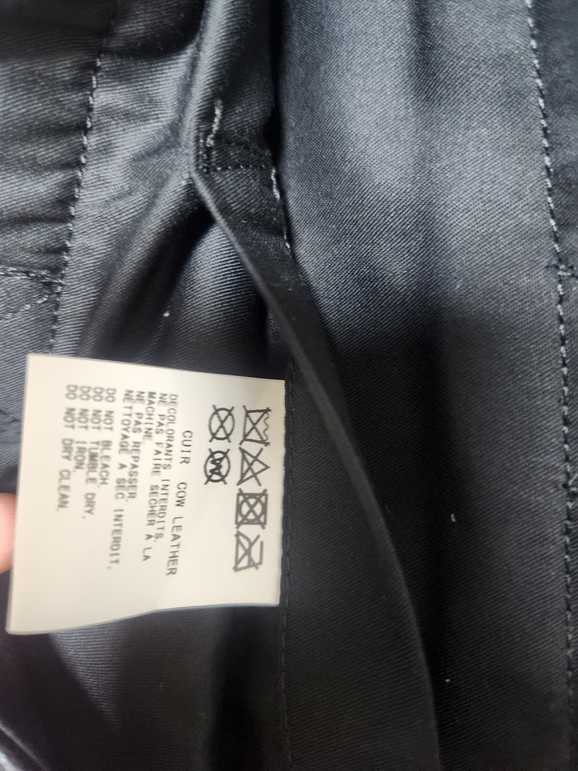 요지야마모토 레더 토트백 상품이미지4