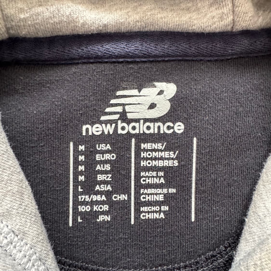 NEW BALANCE 일본빈티지 후드티 뉴발란스 빈티지후드티 L 100 상품이미지4