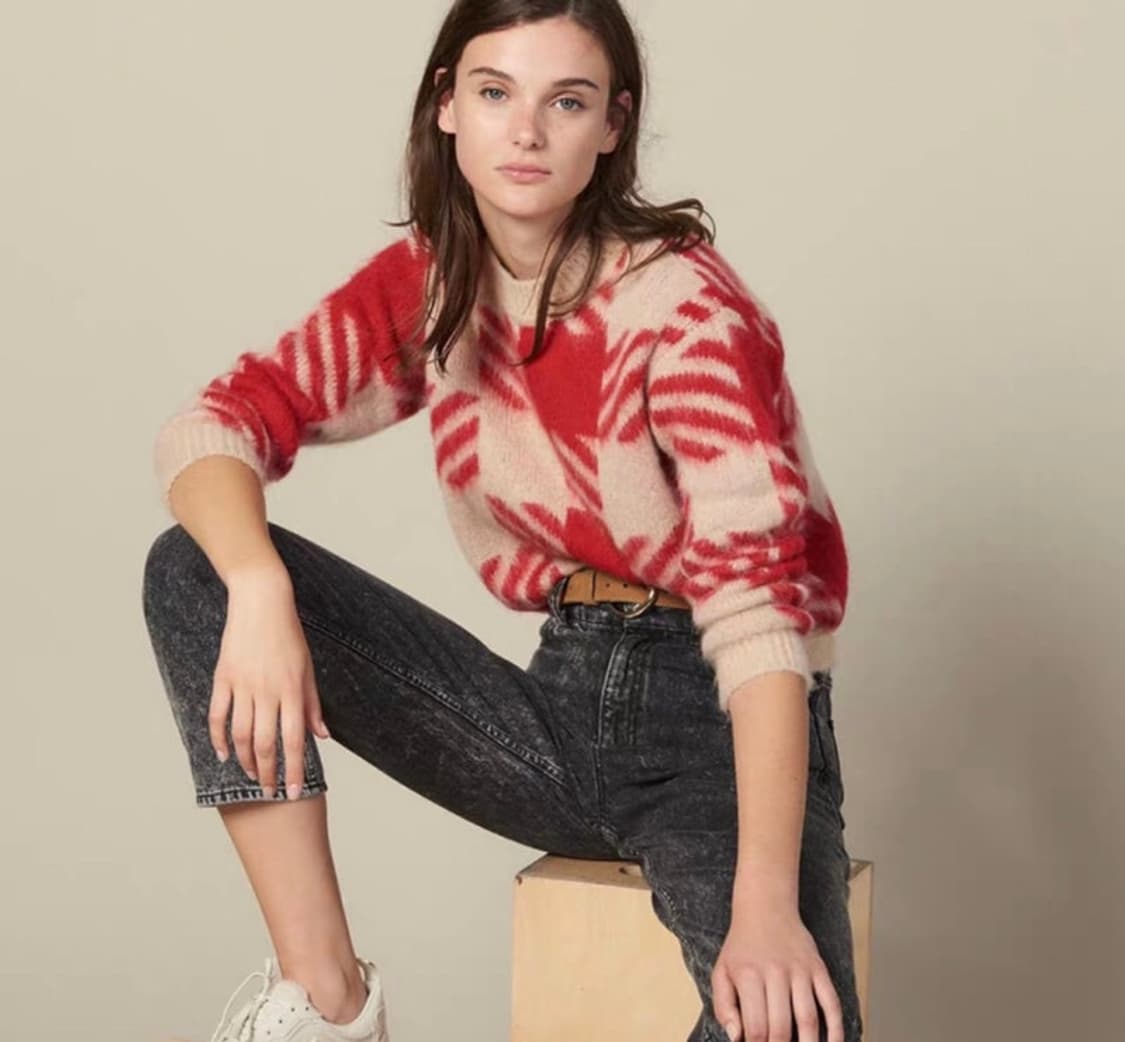 산드로 유인나 니트 상품이미지2