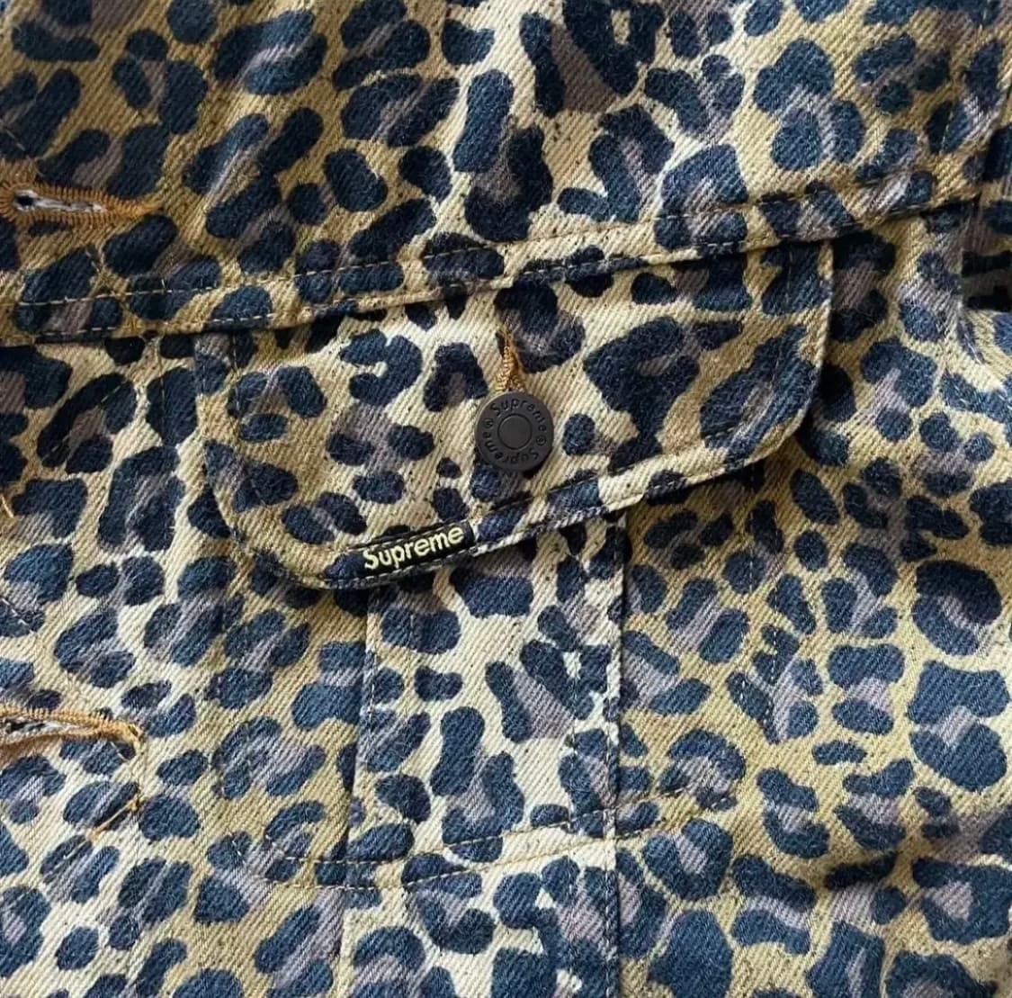 [M] 슈프림 레오파드 트러커 자켓 상품이미지4
