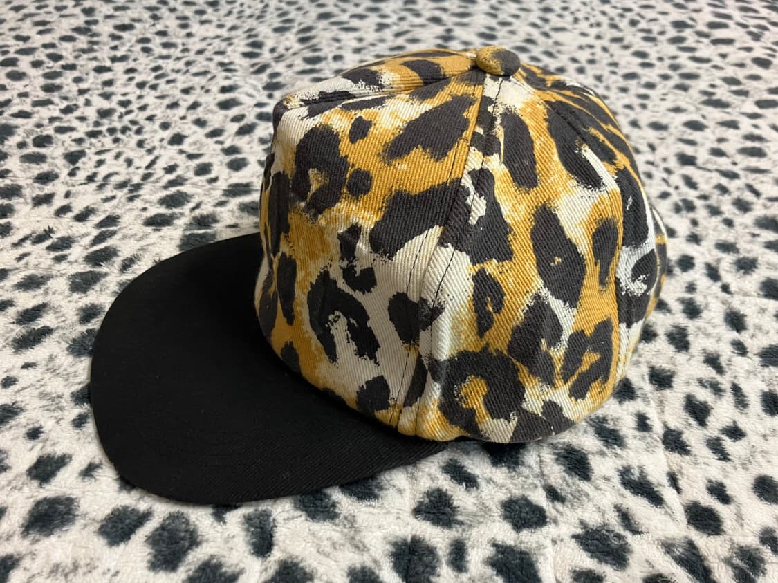 초기 모델 00s 조이리치 빈티지 레오파드 캡 모자 스냅백 호피 스트릿 상품이미지2