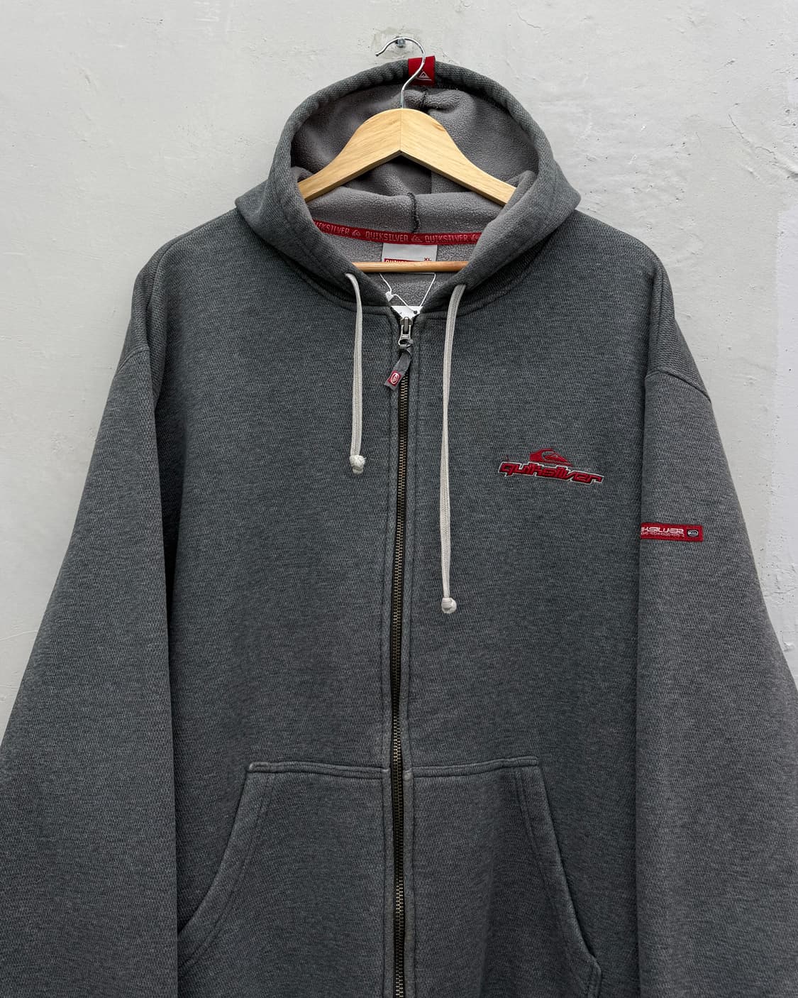 퀵 실버 00s 오버사이즈 집업 후디 상품이미지2