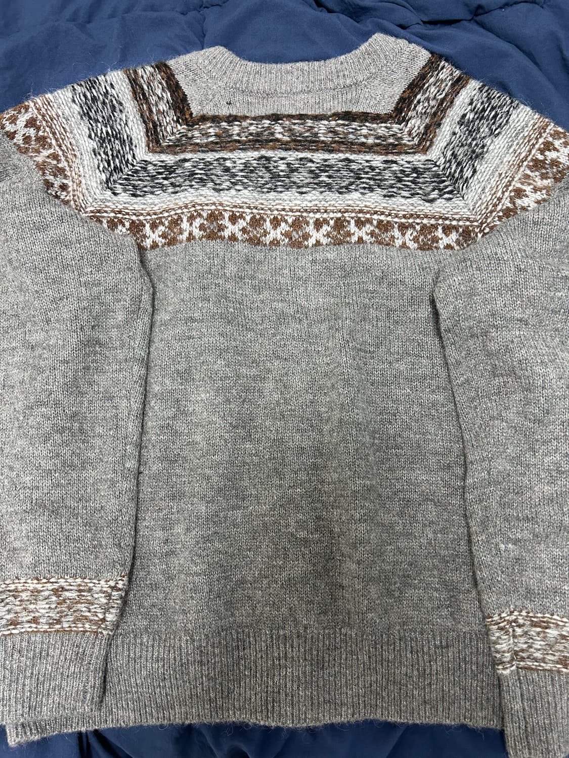 세터 노르딕 리버스 니트 가디건 차콜 상품이미지2