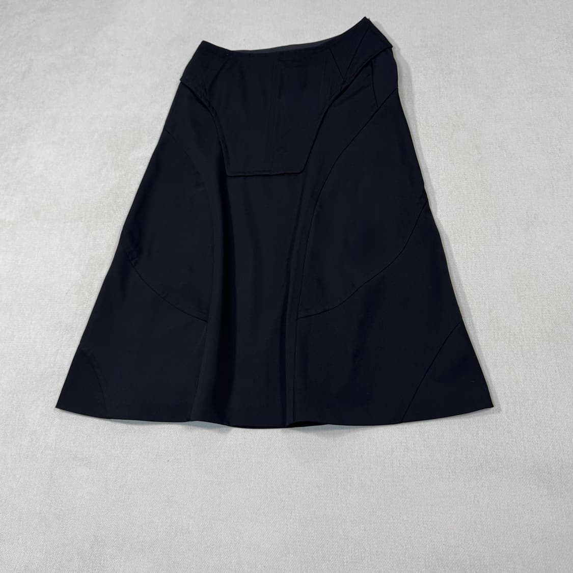 Flared Black Long Skirt 상품이미지2