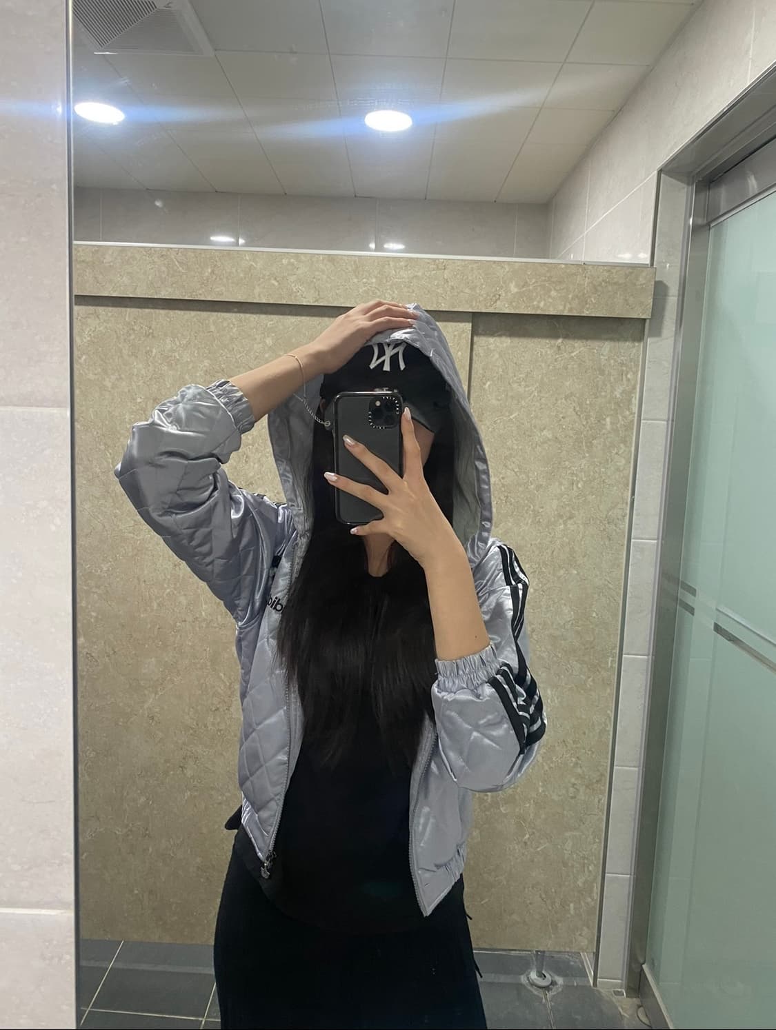 [Adidas] 아디다스 빈티지 실버 점퍼 상품이미지8