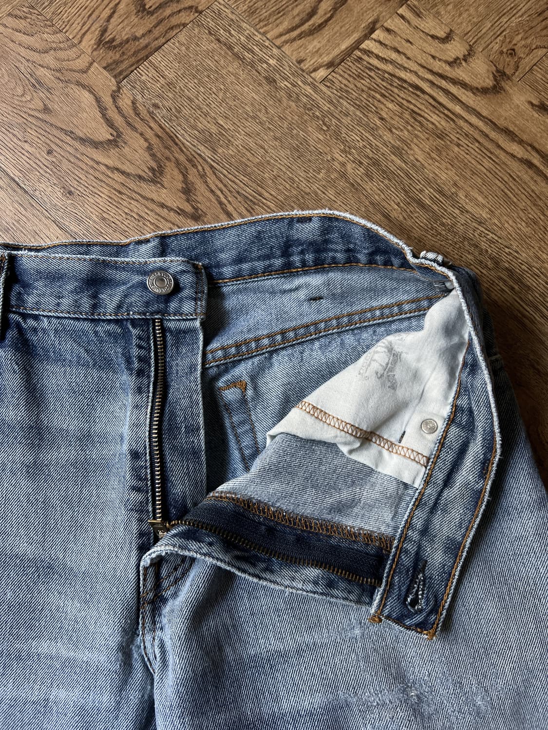 [33]리바이스 517 데미지 리워크 플레어진  F23 상품이미지3