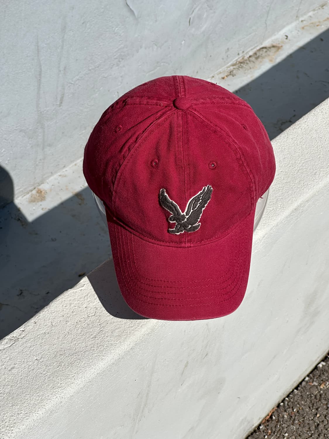 [F] 아메리칸이글 다크레드 볼캡 모자 독수리 자수 상품이미지1