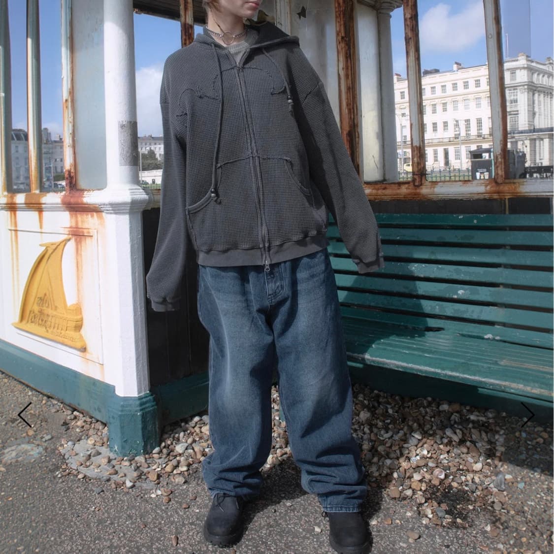 이알티알 Cow Star Denim Pants Blue 상품이미지4