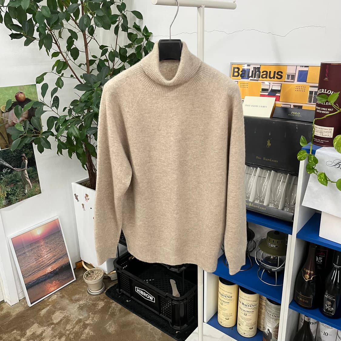 더캐시미어 캐시미어 블렌드 터틀넥 S 상품이미지1