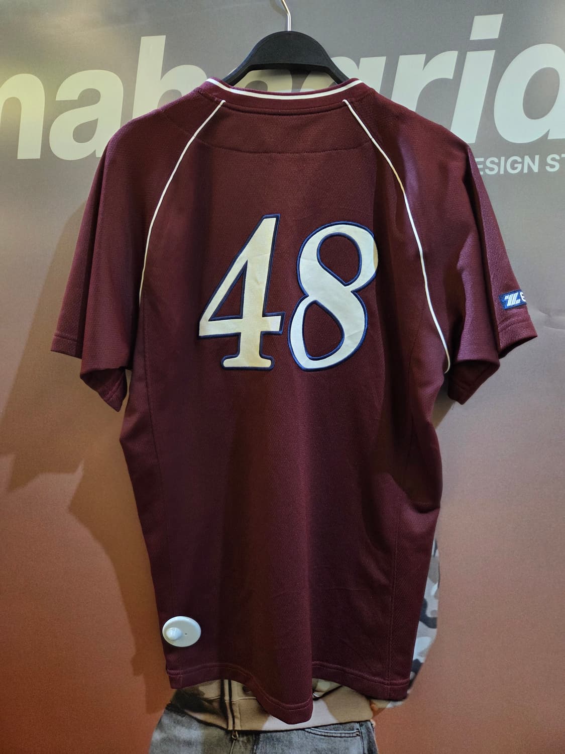 Vintage 버건디 베이스볼져지 상품이미지5