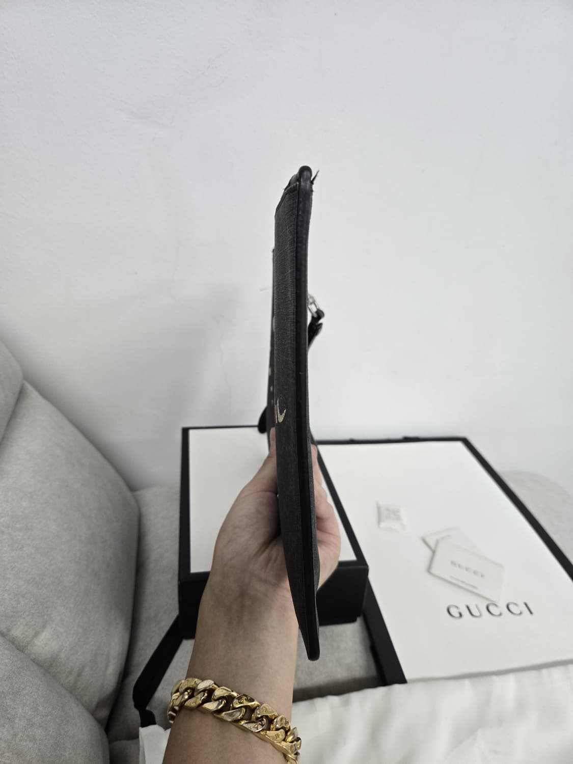 [보증서 A급]구찌 킹스네이크 클러치백 상품이미지4