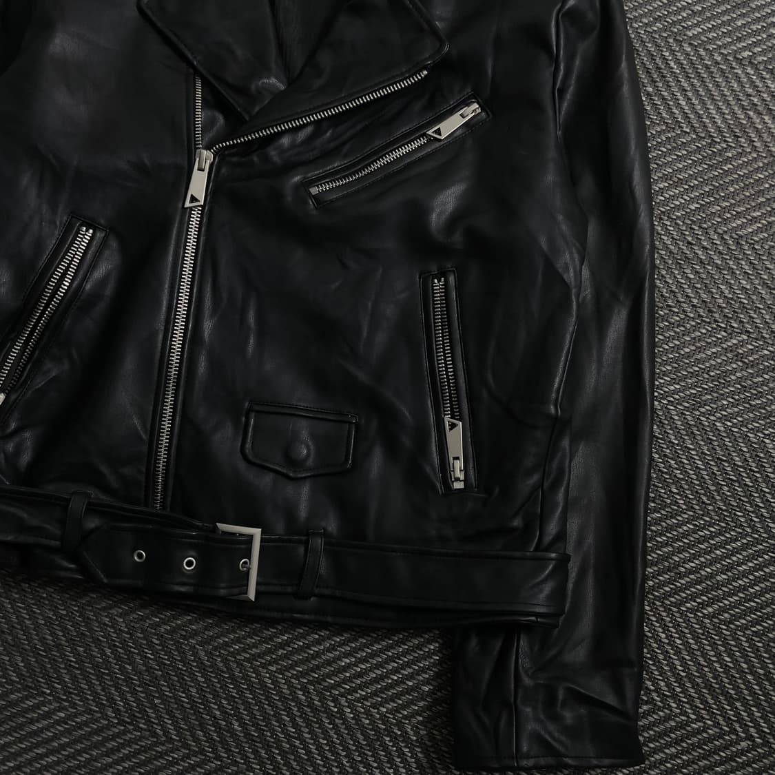 빈티지 레더 라이더 자켓y 4168 상품이미지3