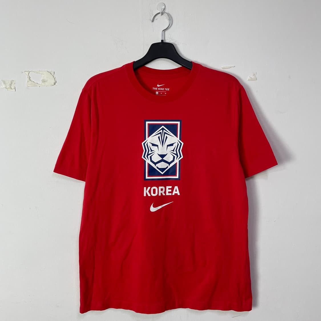 나이키 코리아 국대 반팔 티셔츠 레드 상품이미지1
