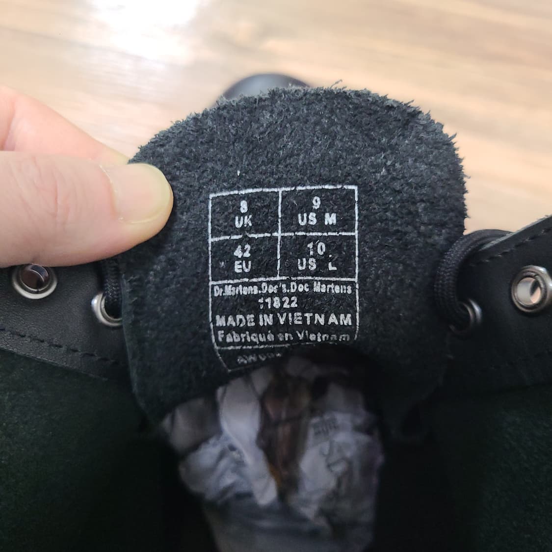 (UK8 270) 닥터마틴 1460 나파 8홀 부츠 블랙 워커 신발 상품이미지9