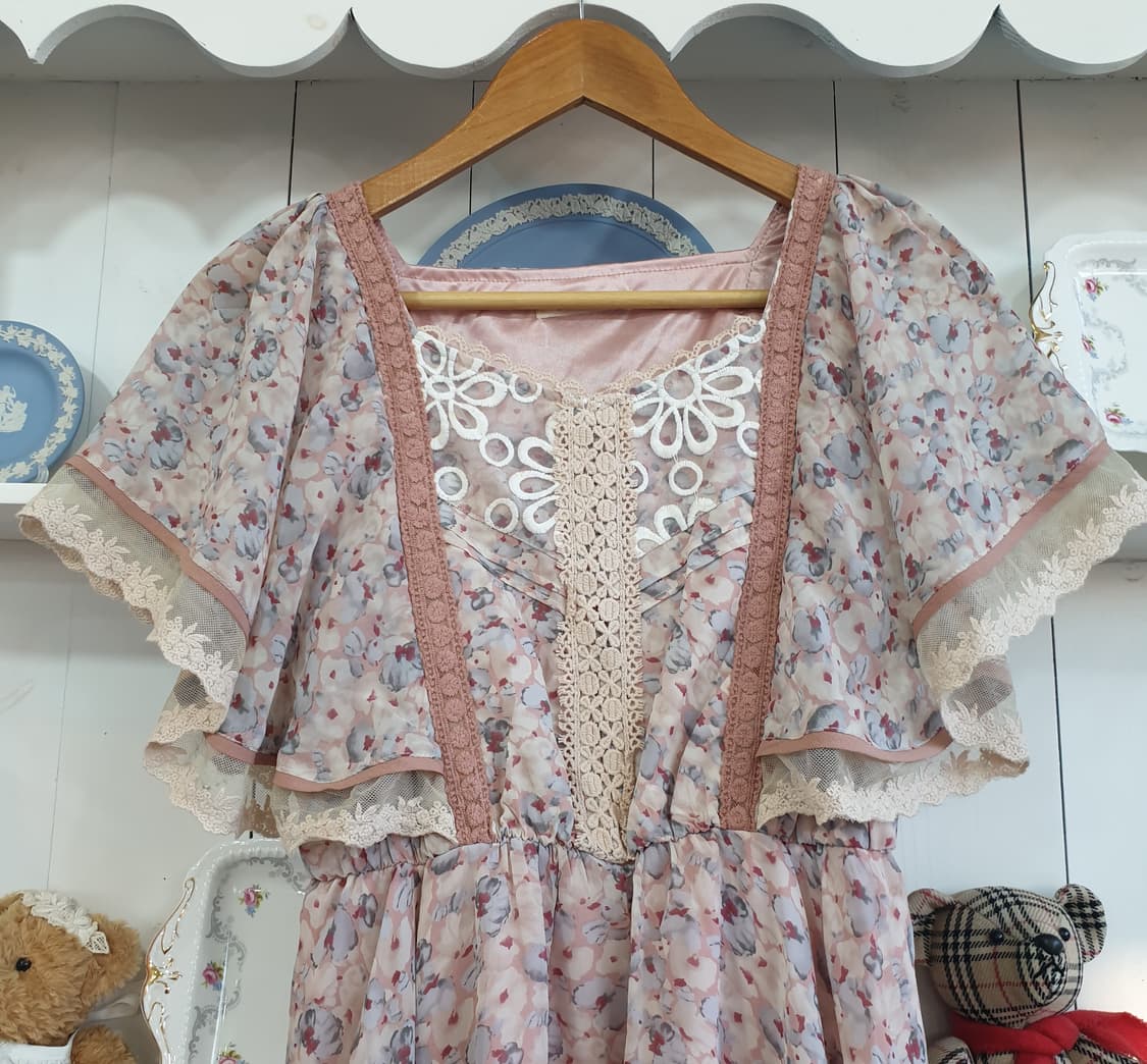 Axes Femme(엑시즈팜) 빈티지 플라워 원피스 상품이미지2