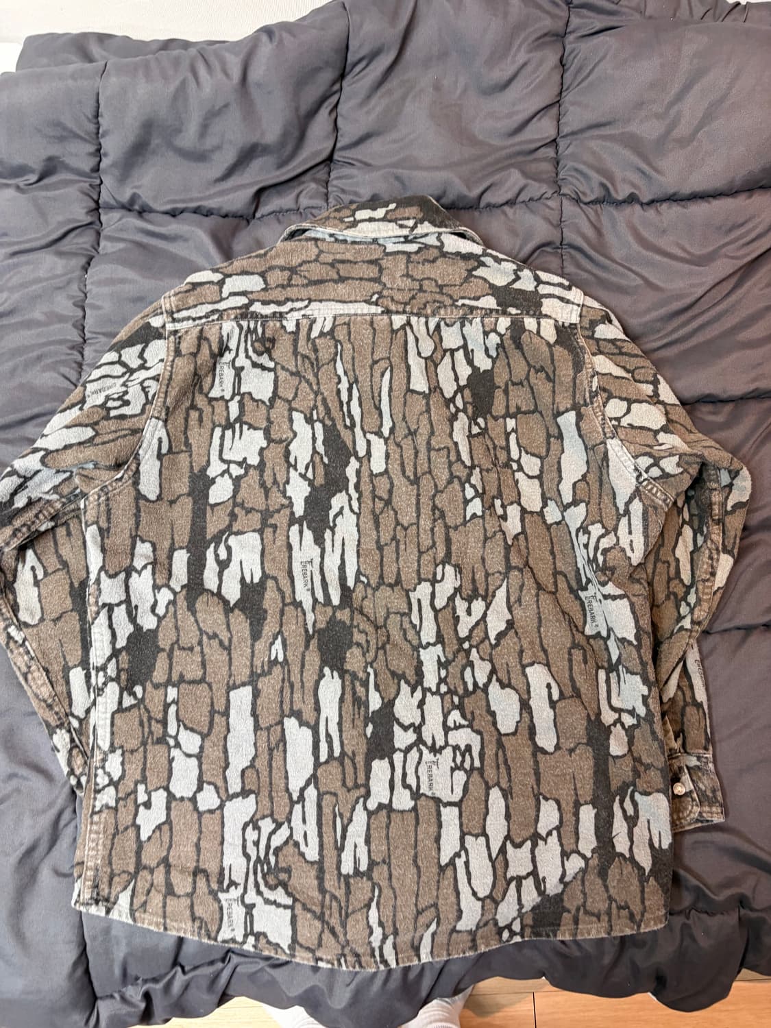 [L] 80‘s Made USA 트레바크 카모 BDU 필드셔츠 상품이미지2