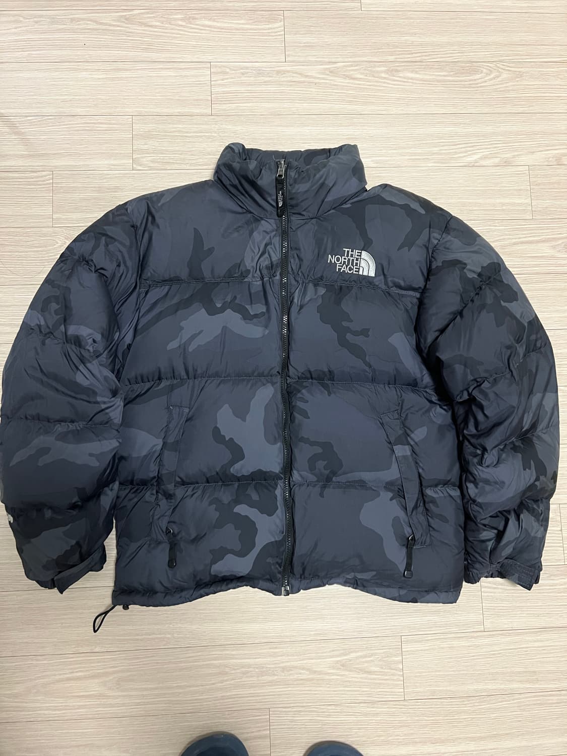 노스페이스 블랙카모 눕시 센터로고 M사이즈 상품이미지1