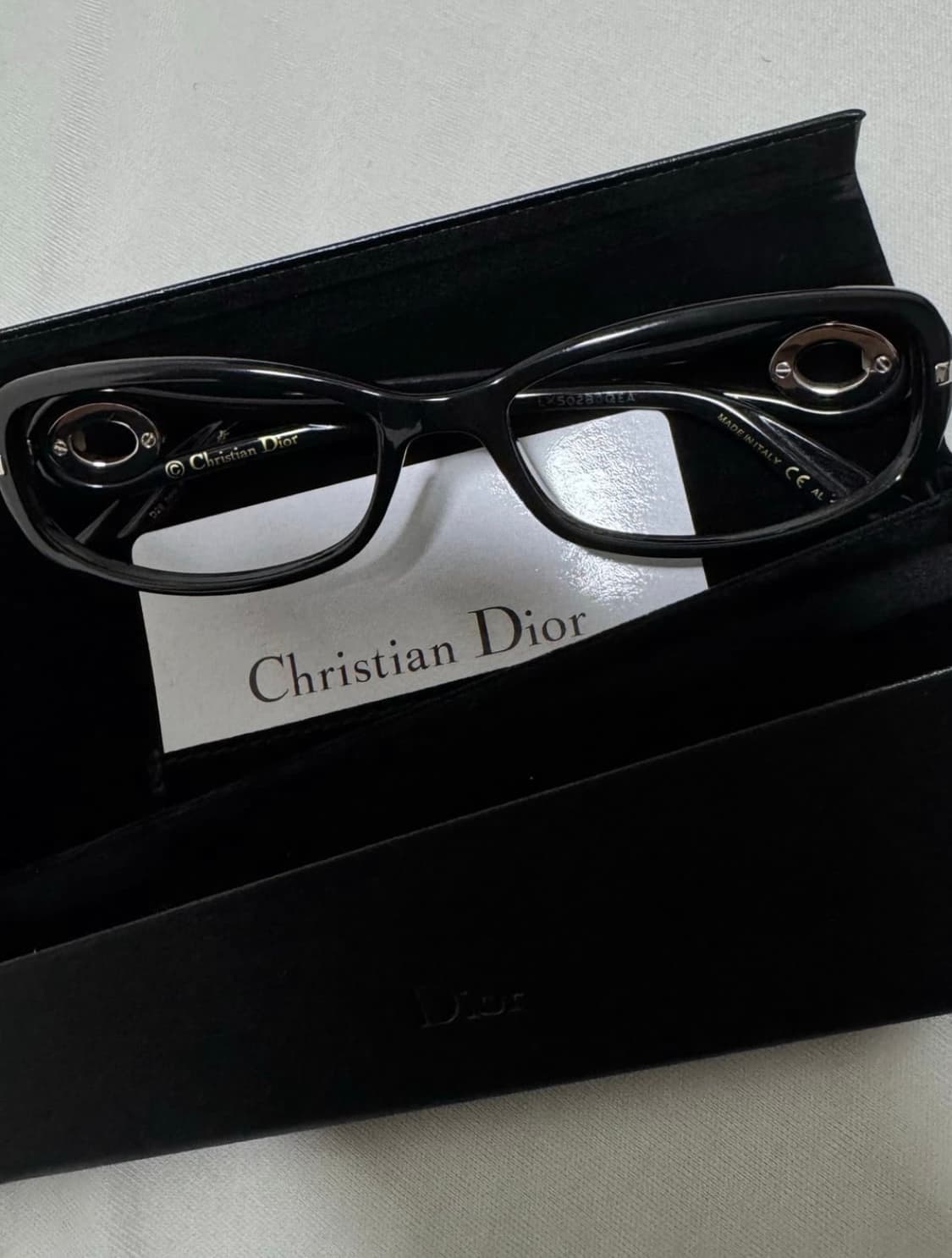 Dior Oval Metal Detail Optical Frame 상품이미지4