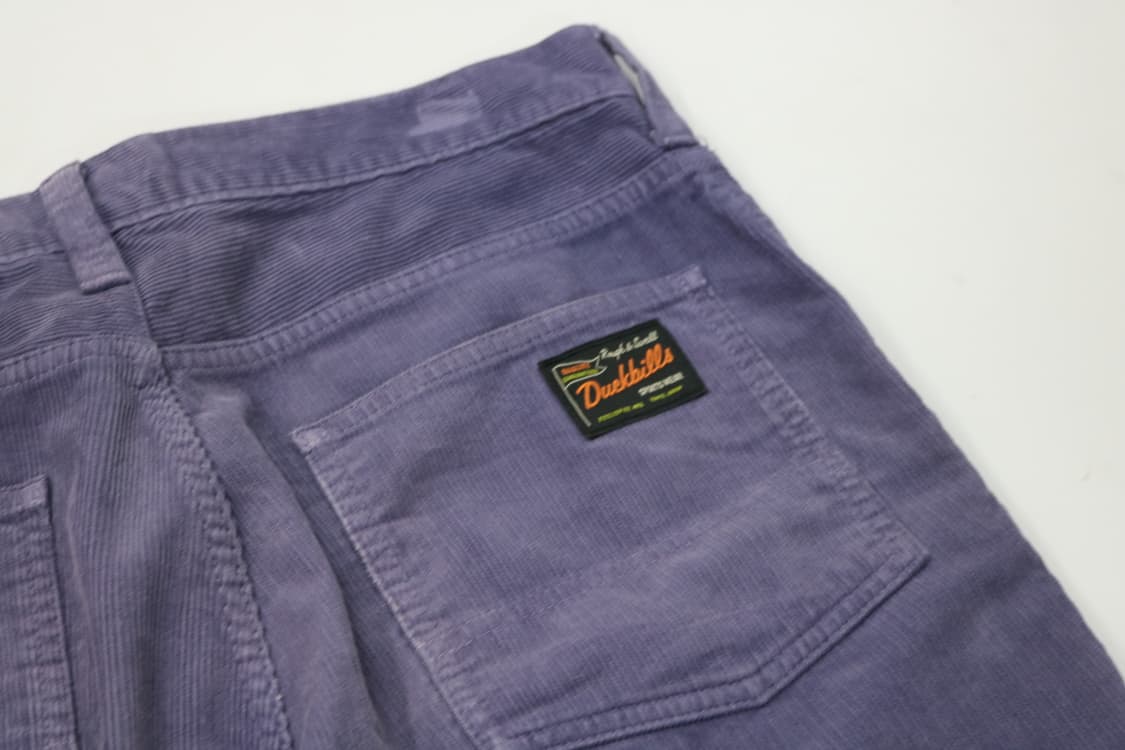 러프앤스웰 빈티지 퍼플 코듀로이 카고 반바지 (M) 상품이미지7