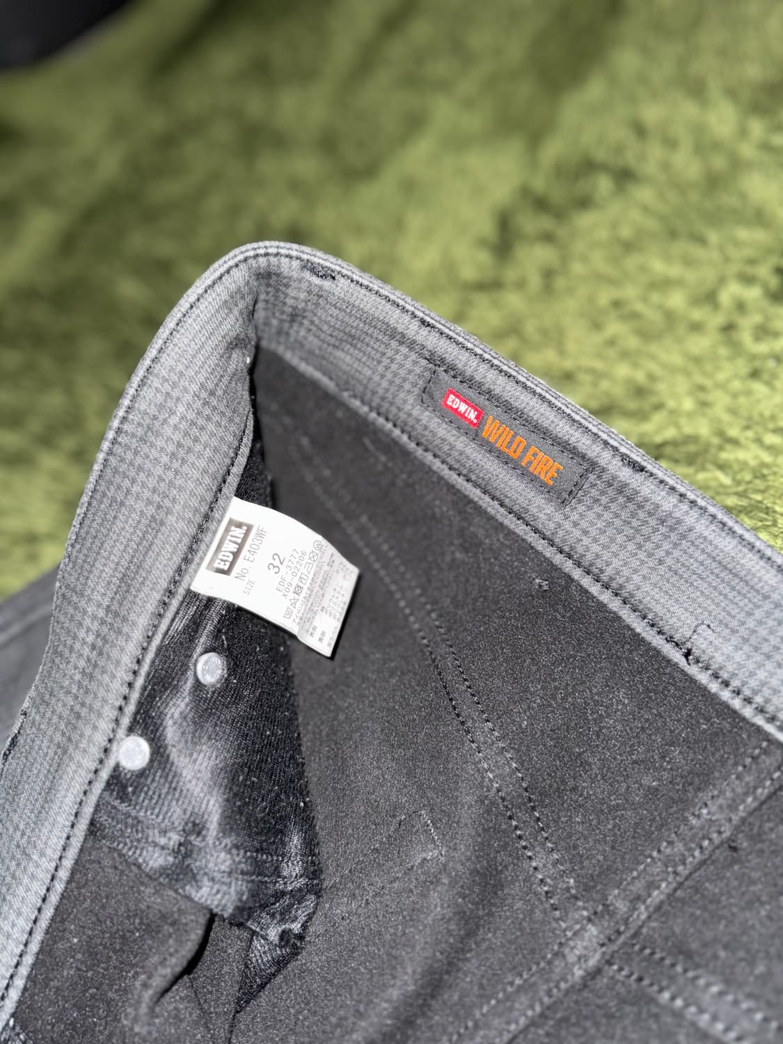 [32] EDWIN 에드윈 재팬 WILD FIRE 웜 체크 팬츠 상품이미지4