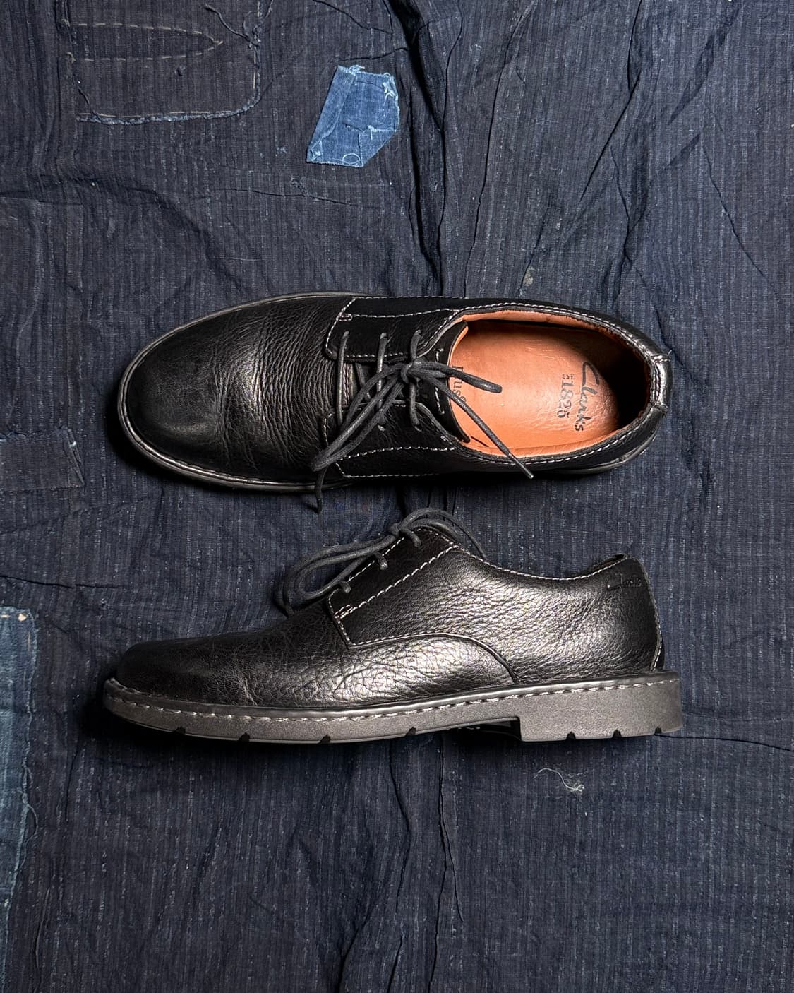 클락스 1825 컬랙션 스트랫튼 웨이 더비 슈즈 US8 상품이미지1