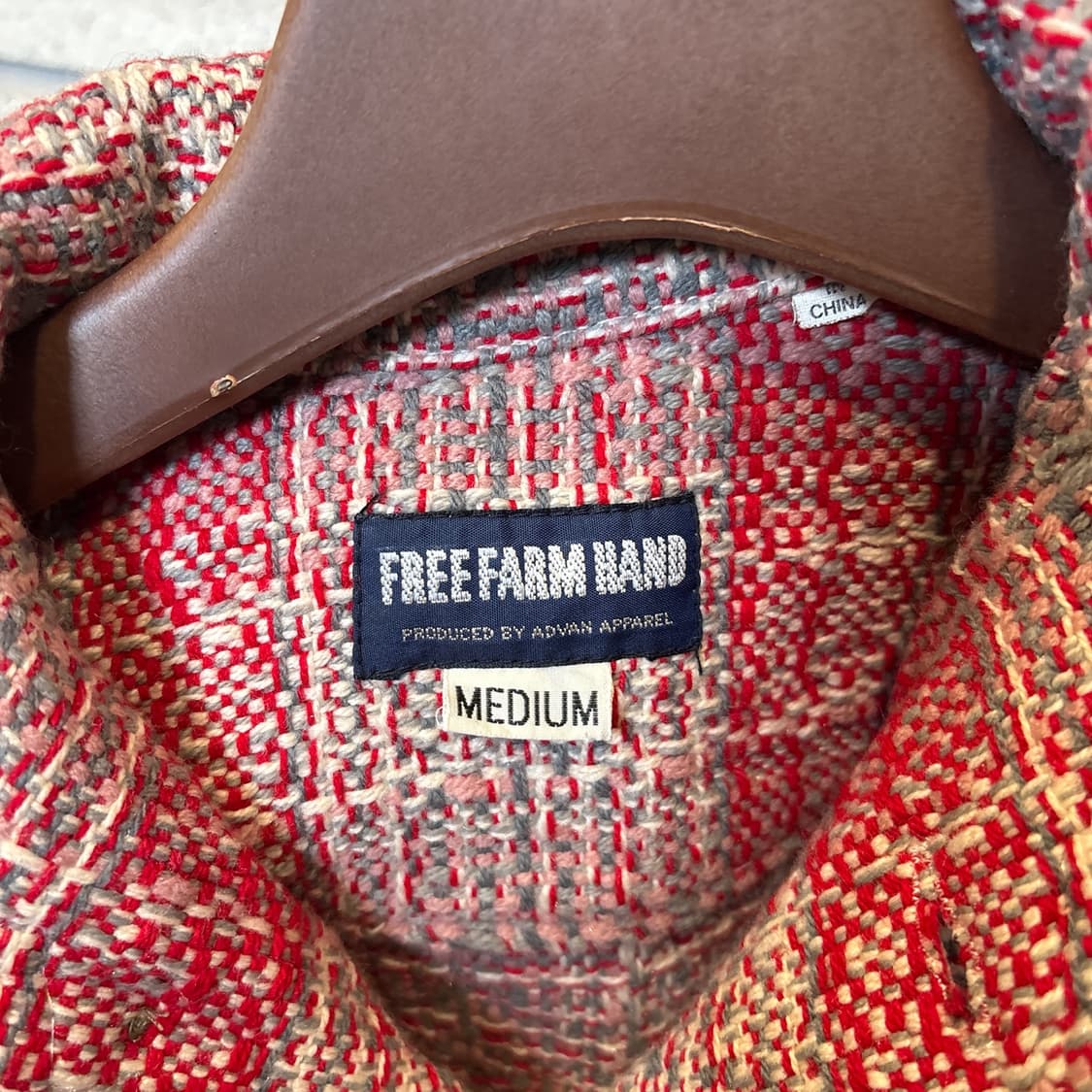 JPN VINTAGE 울블렌디드 트위드 셔츠자켓 플랩포켓 디테일 멀티컬러 상품이미지7