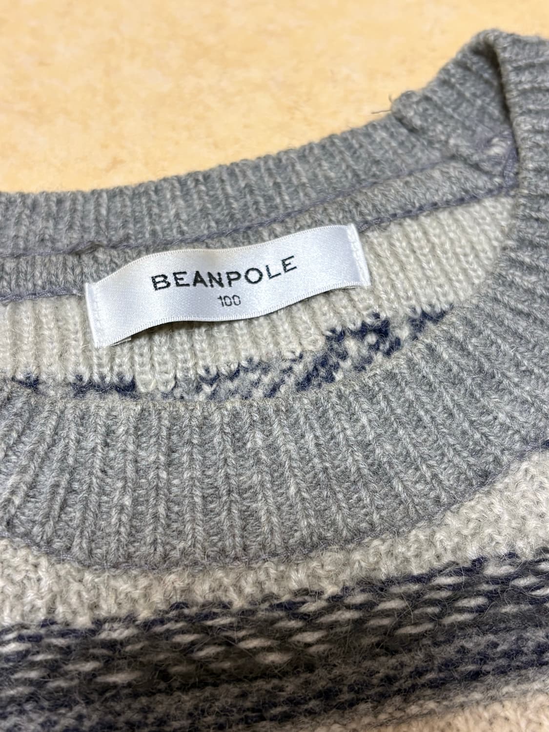 제일모직 빈폴 Beanpole 패턴 니트 스웨터 상품이미지3