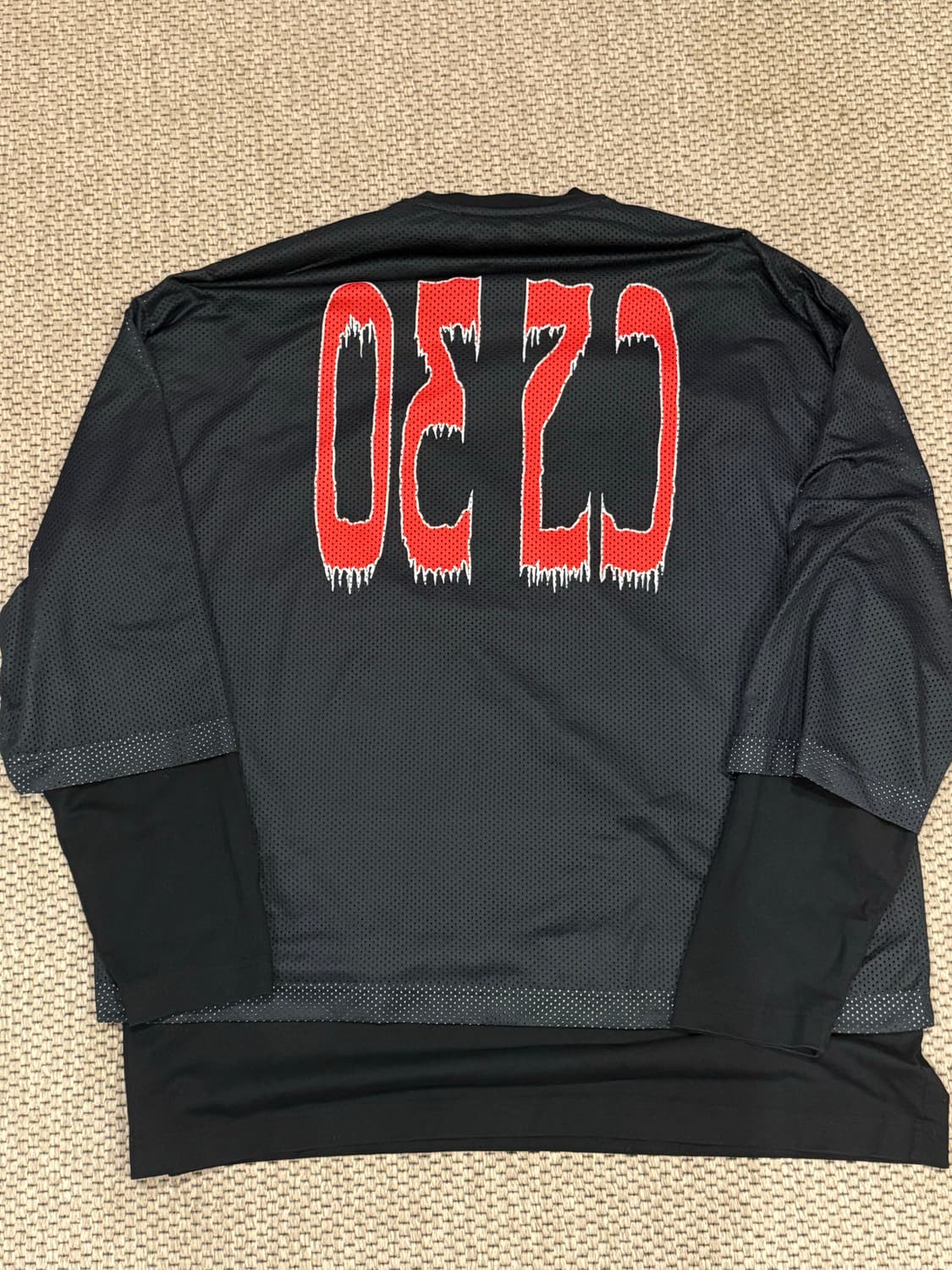 032C "게임" 레이어드 메쉬 셔츠 드레스 M사이즈 상품이미지2