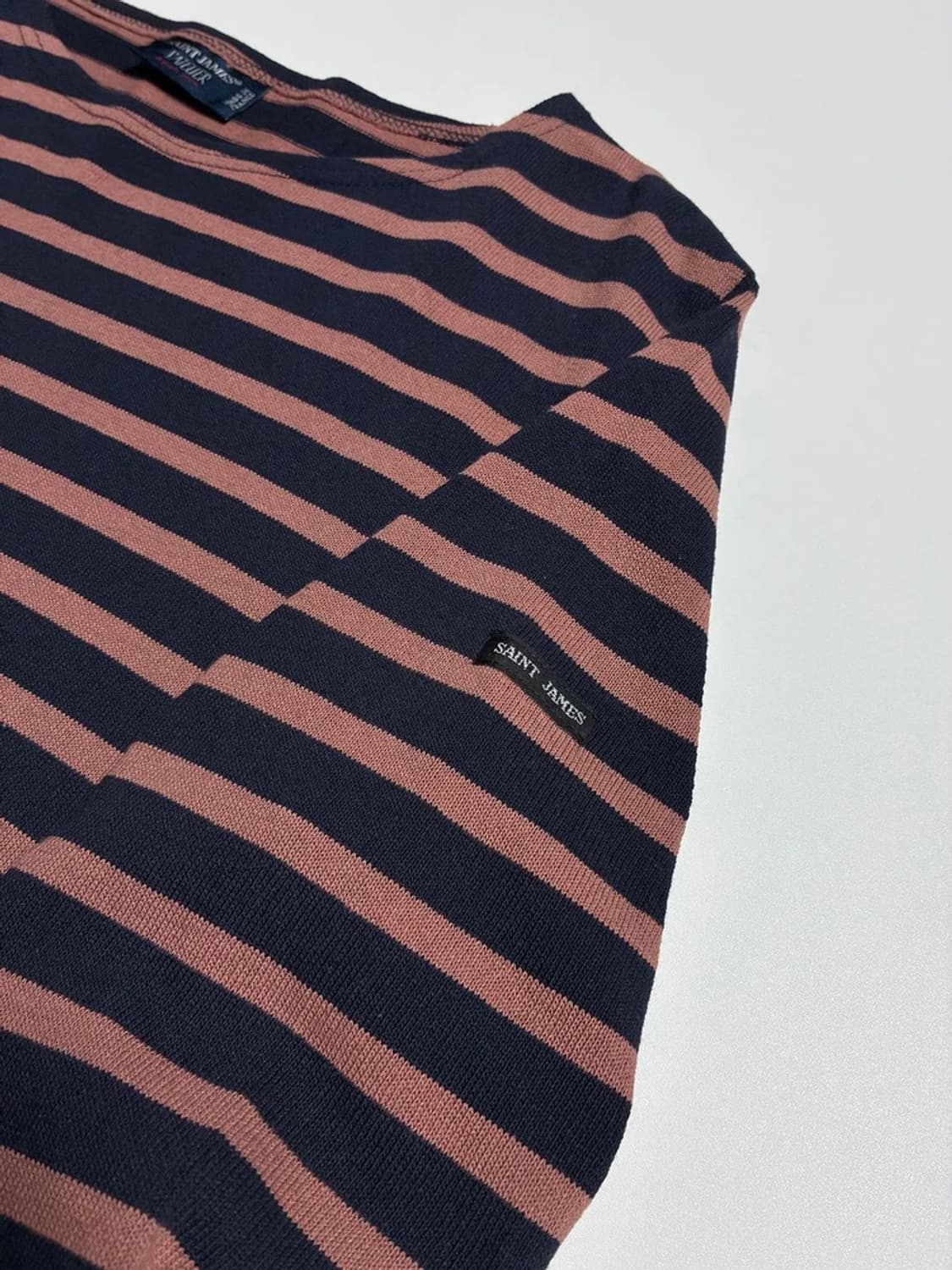 세인트제임스 스트라이프 로고 패치 롱 슬리브 R2299 상품이미지4