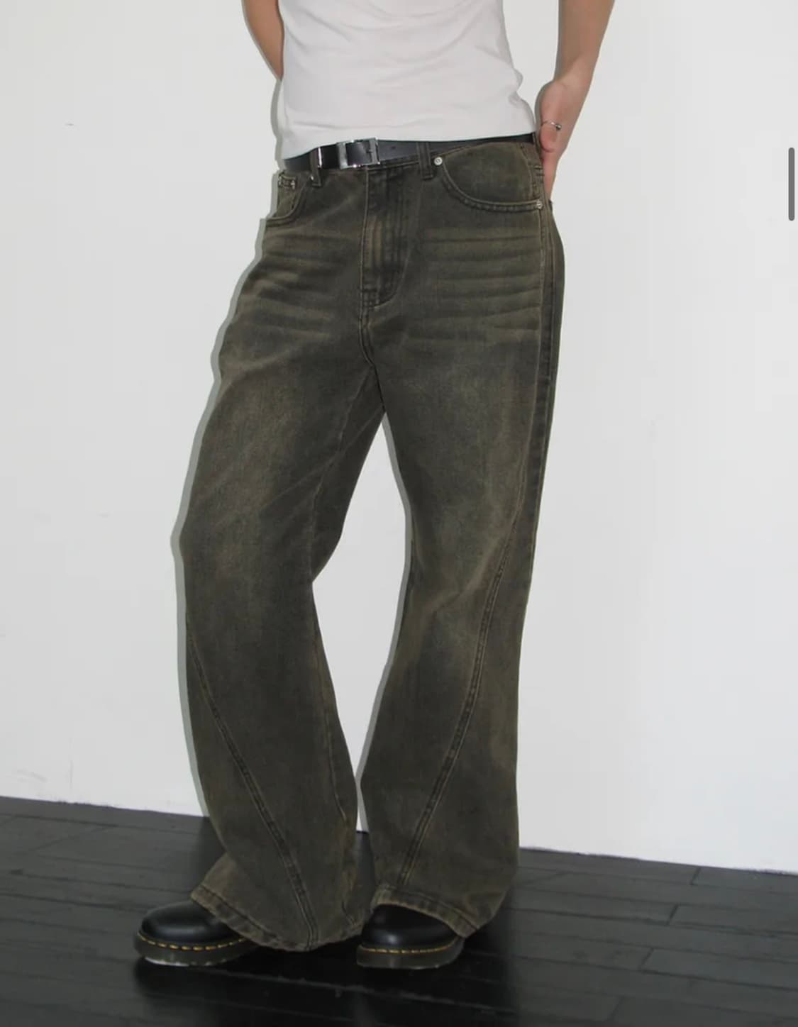 밀로 우먼 MILLO WOMEN 커브드 플레어 진 상품이미지2