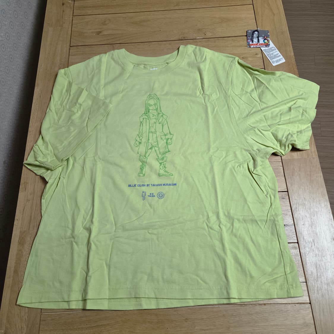 3XL 빌리아일리시 유니클로 무라카미 티셔츠 상품이미지2