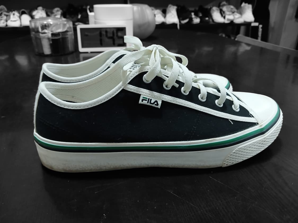 *휠라(FILA) 블랙 캔버스 스니커즈 270  상품이미지3